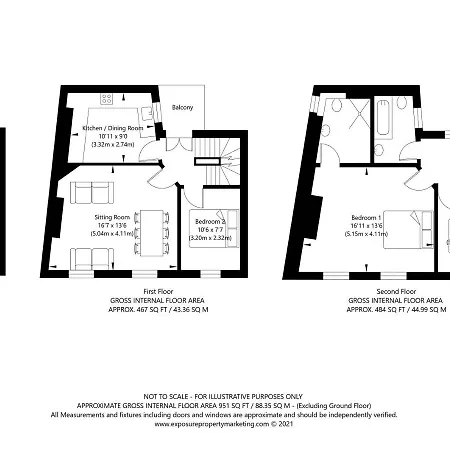 Priestley House Centre-free Parking Lejlighed *